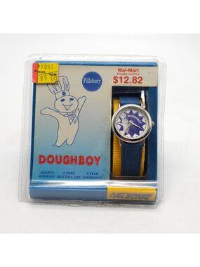 Pillsbury Doughboy Watch 1997 Collectible New In Package Nelsonic Needs Battery